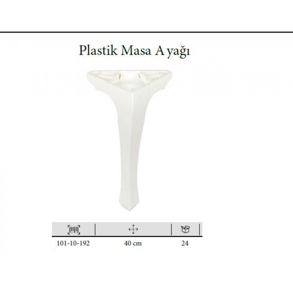 AVANGART BEYAZ SEHPA AYAĞI PLS