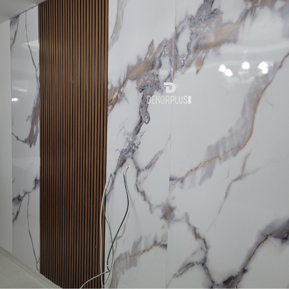 PVC DUVAR PANELİ CALACATTA GRİ