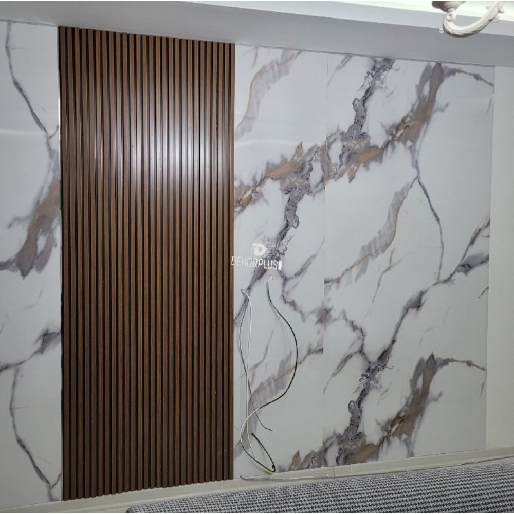 PVC DUVAR PANELİ CALACATTA GRİ