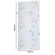 PVC DUVAR PANELİ Bianco Carrara PVC DUVAR PANELİ Bianco Carrara