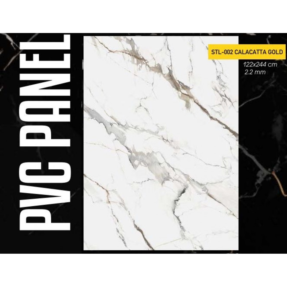 PVC DUVAR PANELİ CALACATTA GRİ