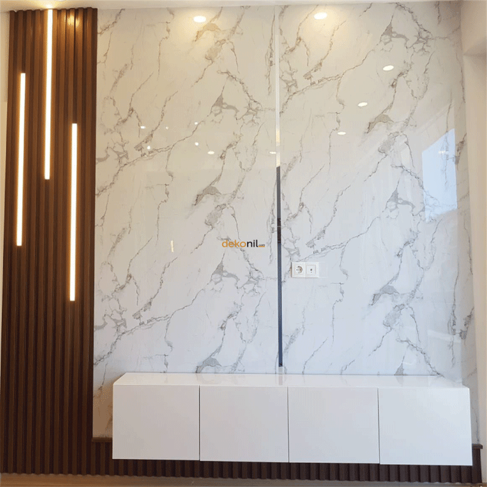 PVC DUVAR PANELİ Bianco Carrara PVC DUVAR PANELİ Bianco Carrara