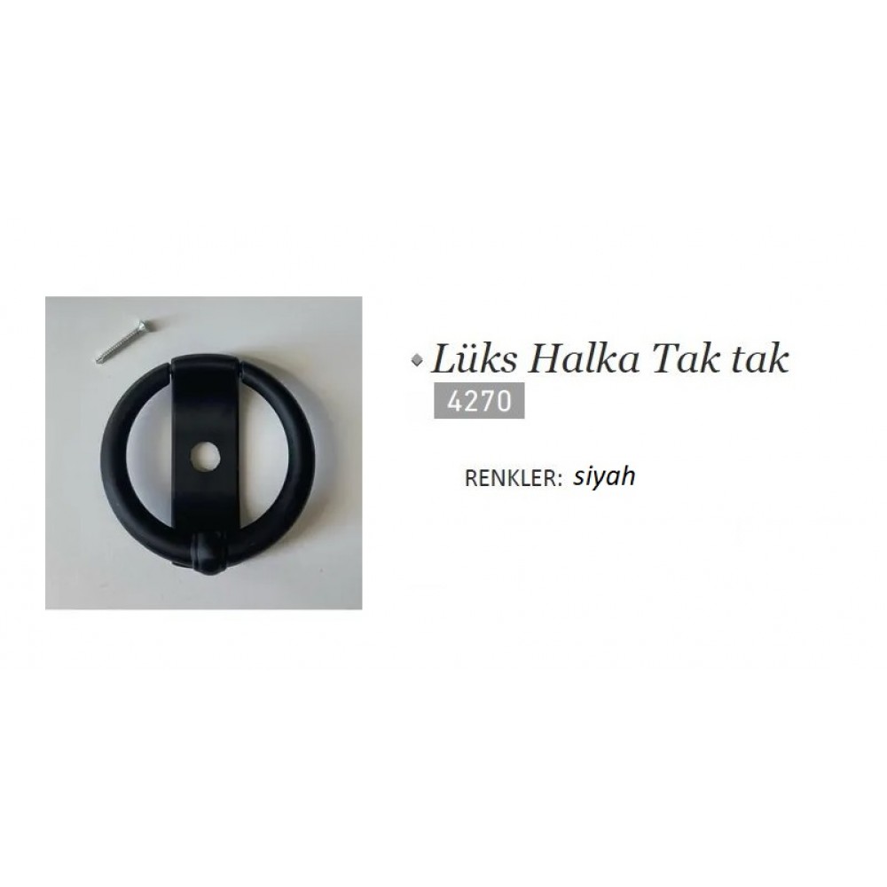 KAPI TAKTAK  (HALKA SİYAH)