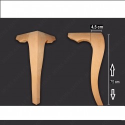 AVANGARD & LUKENS 75CM AHŞAP MASA AYAGI 1.ADET AVANGARD & LUKENS 75CM AHŞAP MASA AYAGI 1.ADET