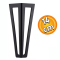 OVİT AYAK 14 CM SİYAH