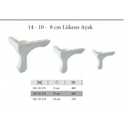 LÜKENS TV ÜNİTE KOLTUK ALTI MOBİLYA AYAGI BEYAZ