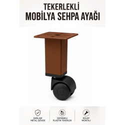 Tekerli sehpa ayağı Akıllı masa ayak tekerli Metal 1.AD Tekerli sehpa ayağı Akıllı masa ayak tekerli Metal 1.AD