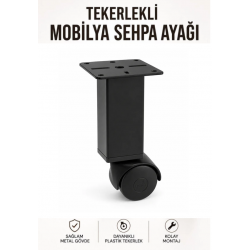 Tekerli sehpa ayağı Akıllı masa ayak tekerli Metal 1.AD Tekerli sehpa ayağı Akıllı masa ayak tekerli Metal 1.AD