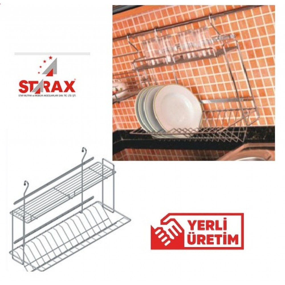 Askılı Tabaklık Bardaklık STARAX S-4018 Askılı Tabaklık Bardaklık STARAX S-4018