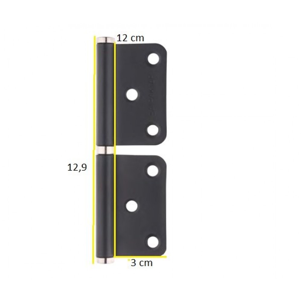 KAPI METENŞESİ ÇELİK MENTEŞE YÖNSÜZ 12cm 4.AD